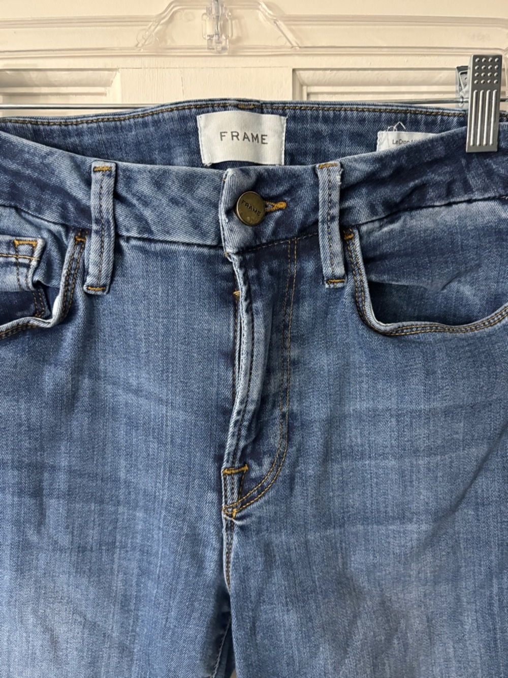FRAME "Le Crop Mini Boot" Jeans - Size 28 (6) - Picture 4 of 8
